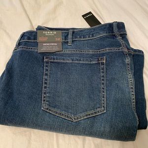 Torrid Boyfriend Straight Jeans *NWT* 24T Tall